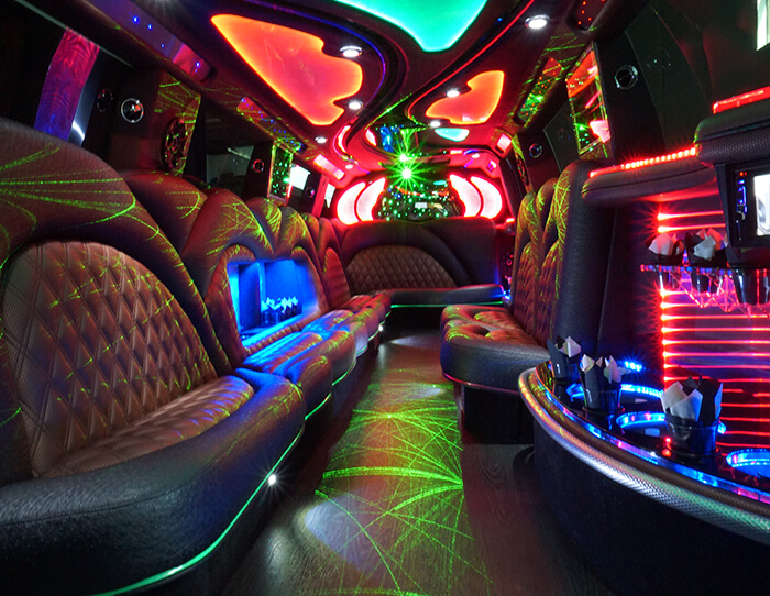 Luxury limo bus